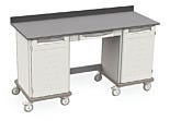 Metro Starsys Medical Cart Locking Doors Kneewell Polymer 73