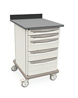 Metro Starsys Medical Cart Standard Drawers Polymer 24