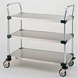 MW Series 200 Stainless Steel Utility Carts by InterMetro