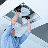 Fan Filter Units with Roomside-Replaceable Motors