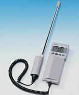 Temperature/Relative Humidity Meter; Digital, Probe Sensor, Vaisala, Battery