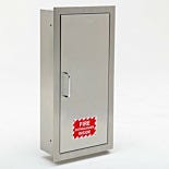 Cabinet; Fire Extinguisher, 304 Stainless Steel, 12.83
