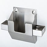 Holder; for Bottles and Wipes, 304 or 316 SS, Wall Mount