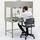 Universal Canopy Fume Hood; Vertical Ventilation, 304 or 316 SS Frame, 36