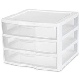 Drawers for ValuLine® Desiccators; Sliding, Polypropylene, 3 Drawers, 14.5