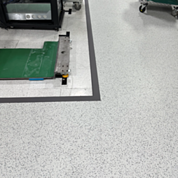 PVC Ramp Transition Edge for GroundLock™ Extreme ESD Vinyl Flooring by StaticWorx