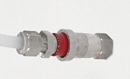 Nitrogen/Compressed Air Connection; Installed in Modular Cleanroom