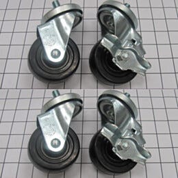 Caster set; ISO 8, 3