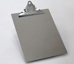 Clipboard; 304 SS, 12