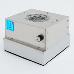 Mini Fan Filter Unit; Reverse-Flow, Low Profile, 12