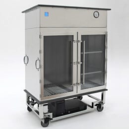 Cart; Cleanroom, PureFlow, Stainless Steel, 52.5