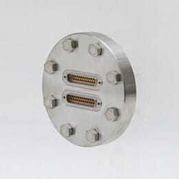 Feed-Through, Coaxial, Subminiature-D Multipin CF, 2x25-pin
