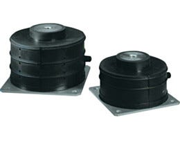 Bumper, pnuematic absorber, for vibration-isolation tables