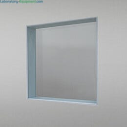 ValuLine® Cleanroom Window; Polypropylene Frame, Double Pane, Tempered Glass
