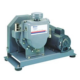 Vacuum Pump; DuoSeal 1397, Belt-Drive, Welch, 115 V