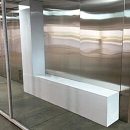 Negative Pressure Exhaust Plenum, Wall Mount, 304 Stainless Steel, High Capacity/Efficiency
