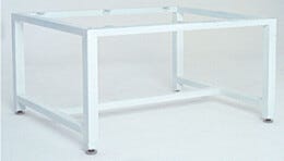 Stand; Powder Coated Steel, for Series 100 Glovebox, Twin Model, 59