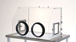 Glovebox; Series 100, Acrylic, 2 Glove Ports, 35