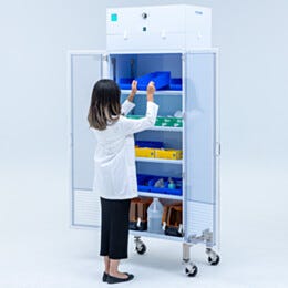 ValuLine® Ductless Chemical Storage Cabinet; HEPA/Carbon Filtration, Polypropylene, 31.5