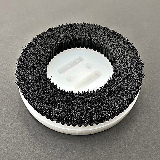 Brush; Rotary. Bottom Disc, for Motorized Shoe Cleaner 1884-14 | 1884-07 displayed