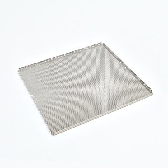 2’x2’ perforated 304 stainless steel, 12 gauge screen for room-side-replaceable fan filter unit | 6601-62 displayed