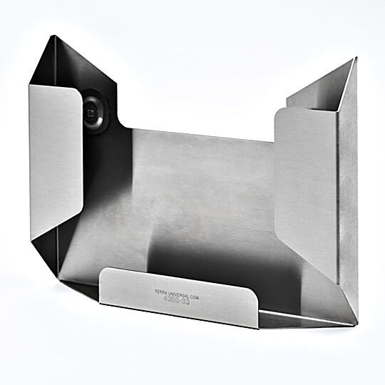 BioSafe® stainless steel wall-mounted file holder   |  4005-33 displayed
