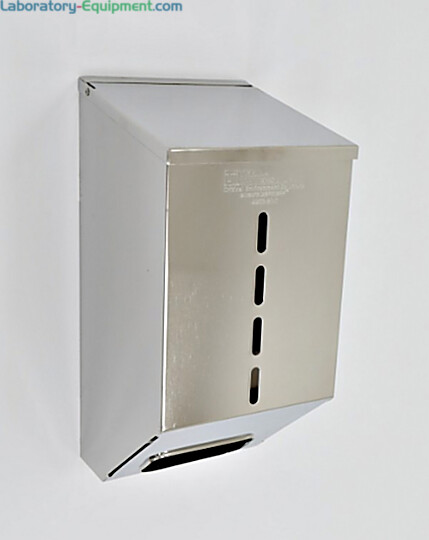 Stainless Steel Wall Mounted 1 Chamber Glove Dispenser  |  4952-80-2 displayed