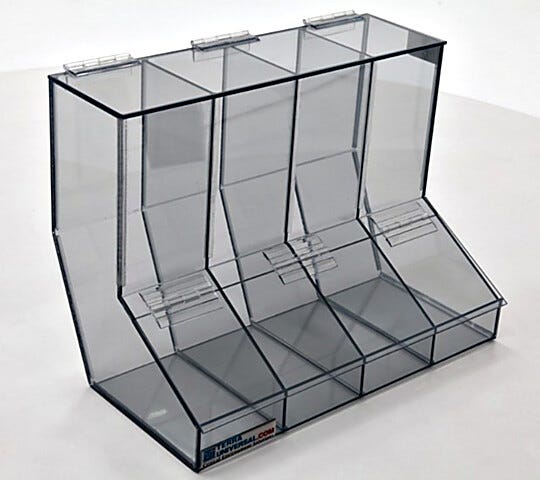Static Dissipative PVC Multi-Chamber Dispenser  |  4005-50 displayed