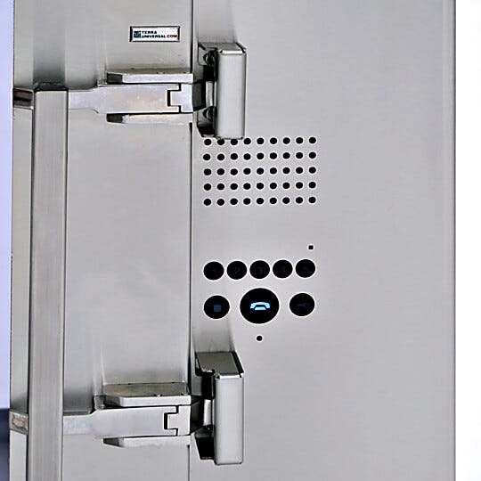 Smart Pass-Through Intercom option allows clear through-wall communication - easy to operate by glove personnel  |  2635-89 displayed
