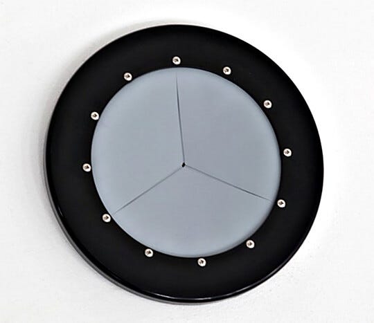 The self-closing Iris Port Adapter attaches to Terra's 10"-diameter glove port (order port separately)  |  1694-54 displayed