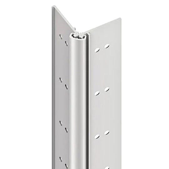 Full mortise continuous hinge delivers lasting durability and smooth operation with a patented interlocking bearing design  |  5050-07 displayed