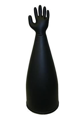 Sleeves and glove combination, fabricated of heavy duty chemical-resistant neoprene | 1689-02 displayed