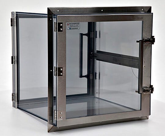 Reduces contamination by providing a clean way to transfer equipment. | 1991-82D displayed