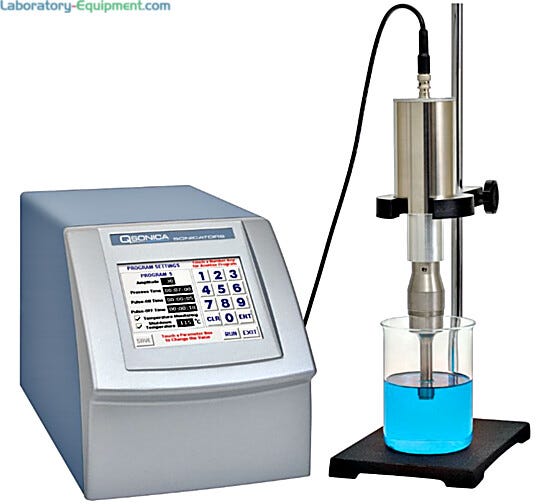 Q700 Sonicator ideal for nanoparticle dispersion, creating emulsions, cell lysis and homogenization | 5323-00 displayed