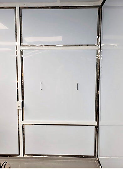 Provides quick access via a smaller opening without disassembling entire wall panel, and without moving heavy equipment.  |  6704-04 displayed