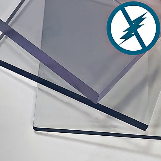 Static Dissipative PVC sheet, 8 mm thickness, clear  |  MA01779 displayed  |  MA01842 displayed  |  MA04178 displayed  |  MA04180 displayed  |  MA04182 displayed  |  MA04184 displayed  |  MA06967 displayed  |  MA07444 displayed  |  MA07662 displayed