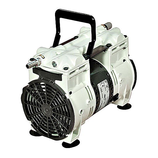 Welch's oil-free standard duty vacuum pump are lightweight, compact and quiet pumps that provide continuous oil-free pumping without corrosion | 7906-50 displayed