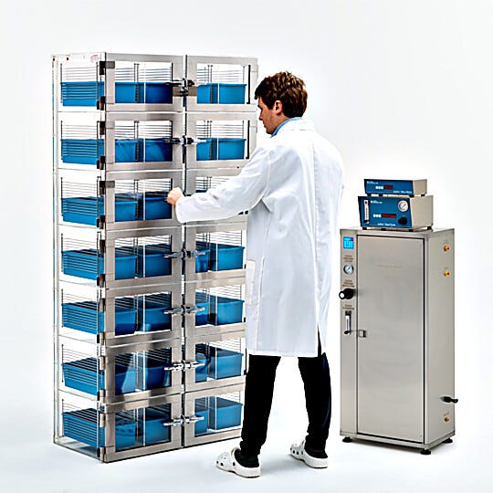 14 Chamber kiticcator is perfect for storing materials that require a low-humidity environment | 6006-00C displayed