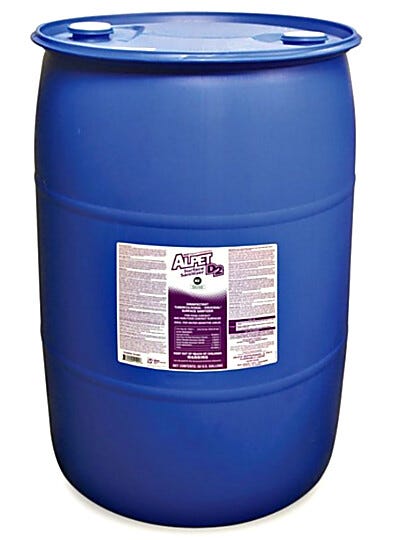 Bulk storage for sanitizer refilling  |  5608-04 displayed