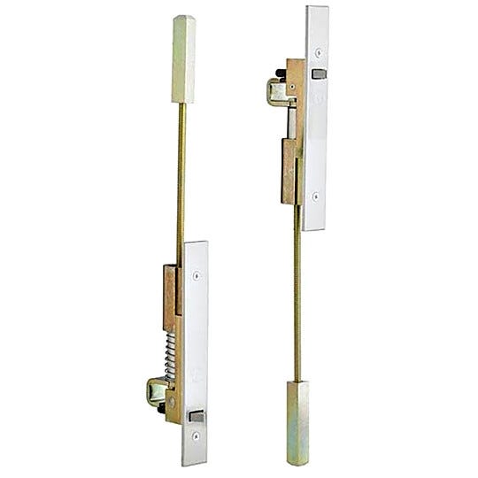 Bring effortless security to double metal door applications, with hands-free automatic bolt action that enages and retratcs with the door  |  5050-14 displayed