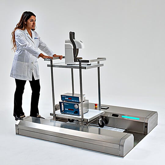 SoleCleaner™ automatic sticky mat shoe cleaner reduces costly maintenance and cleaning programs prone to human error | 2010-50A-220 displayed