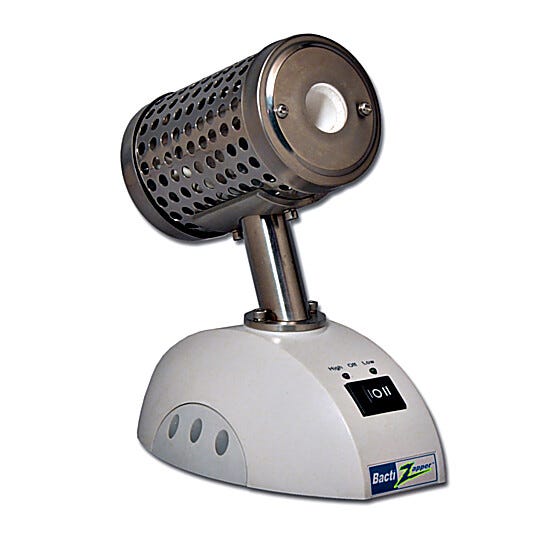 The BactiZapper zaps microparticles in seconds, providing complete infrared sterilization at 815°C (1500°F)  |  2815-00 displayed