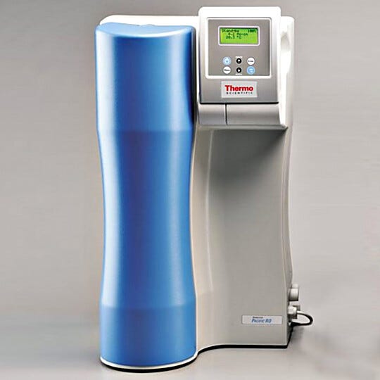 Modular and economical Barnstead Pacific RO Water Purification System by Thermo Fisher Scientific in five permeate flows for effective reverse osmosis | 1729-19 displayed