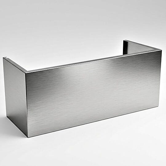 Stainless steel chimney extension kits are ideal for extending new or existing range hood installation to a variety of ceiling height requirements  |  5015-15 displayed