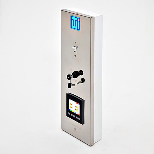 Cleanroom control panel with Tier 2 system monitors and controls up to 100 FFUs in 8 rooms; 6 inputs for pressure/RH/temp sensors, plus FFU performance alarm  |  6607-02 displayed