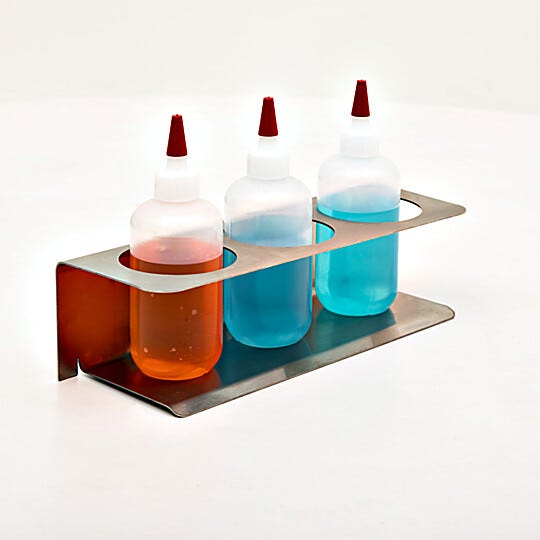 304 stainless steel cleanroom supply holder maximizes workspace storage | 4005-36 displayed