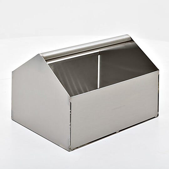 304 stainless steel holder provides a durable way to transport cleanroom supplies  |  4005-35 displayed