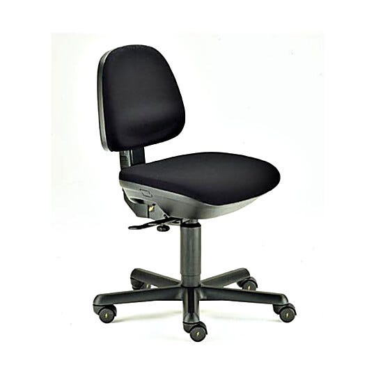 Static-dissipative fabric makes these chairs safe for use around sensitive components and equipment  |  1013-00 displayed