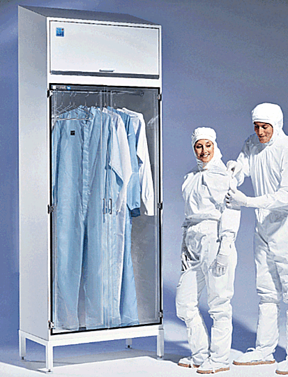 Garment storage cabinet. Product details may differ.