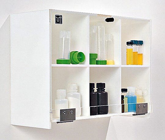 Garment Parts Organizer Storage with Props  |  4950-04 displayed